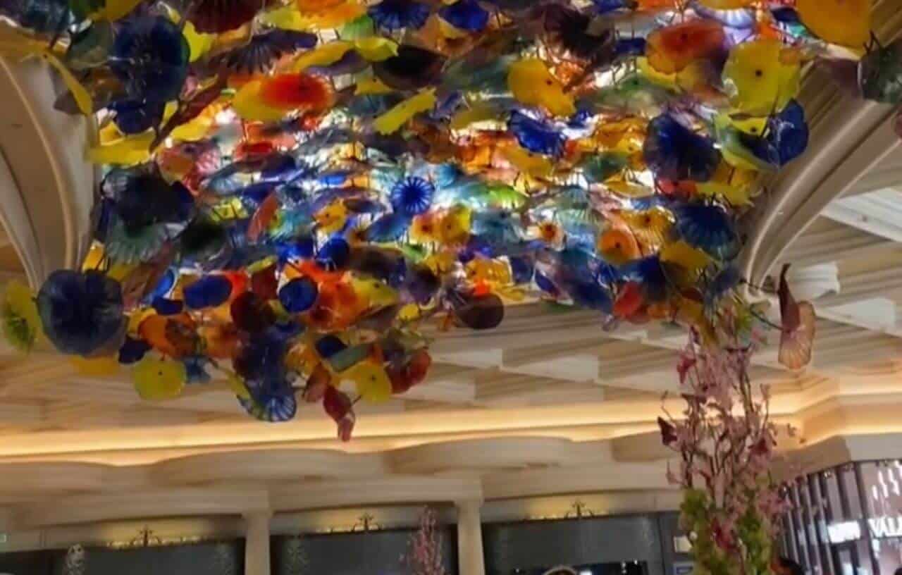 Fiori di como in the lobby of Bellagio Las Vegas