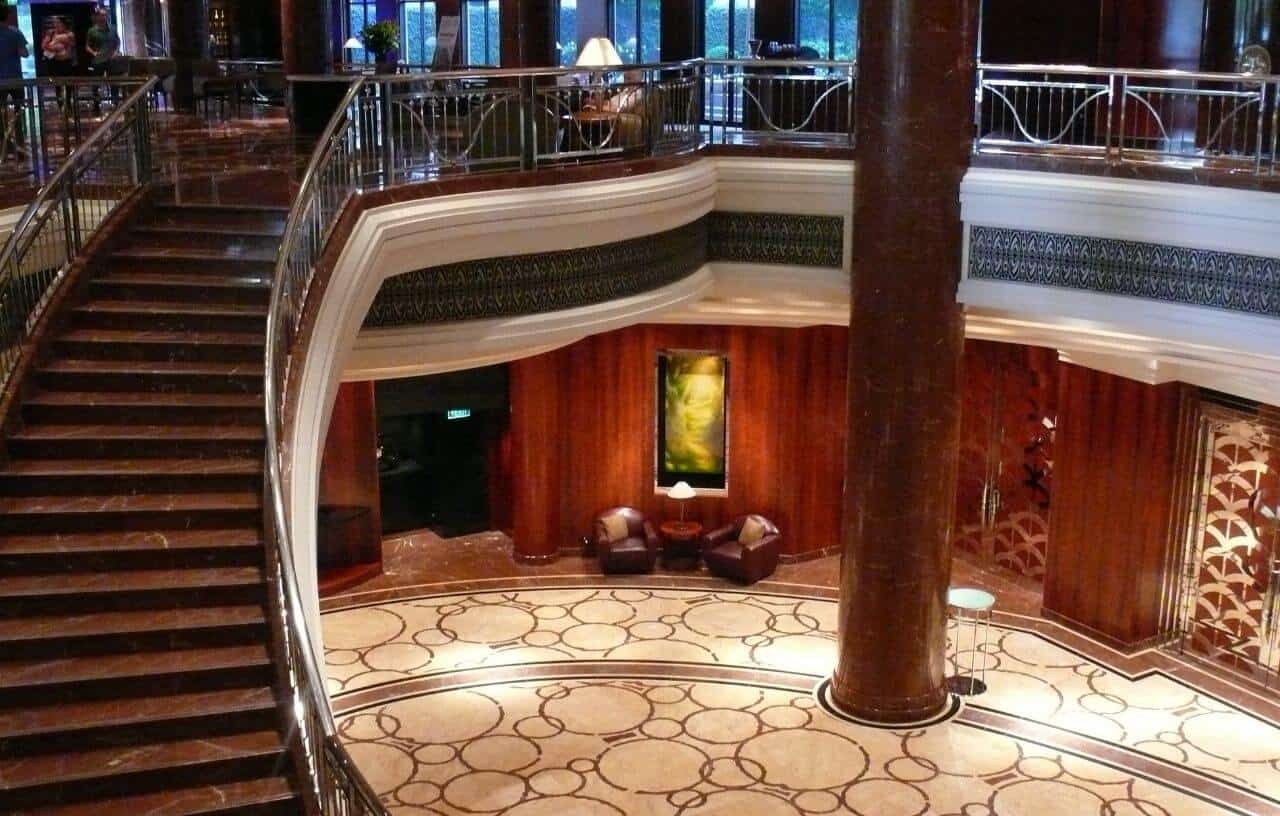 Park Hyatt Melbourne grand staircase in the lobby