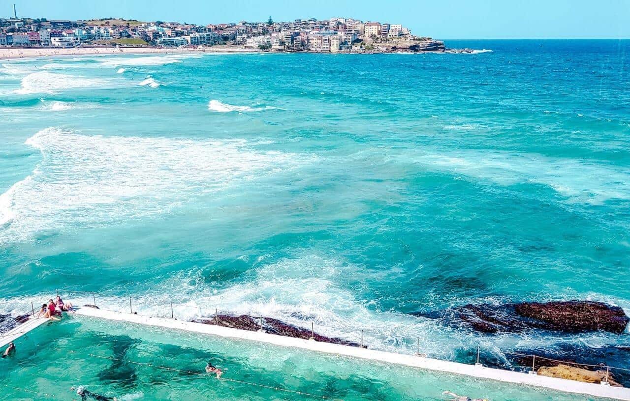 Bondi Beach and pool in Sydney