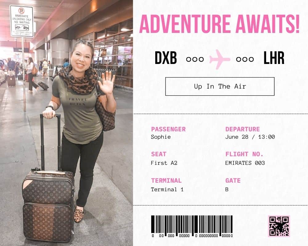 Meet Sophie Uncharted, Boarding pass